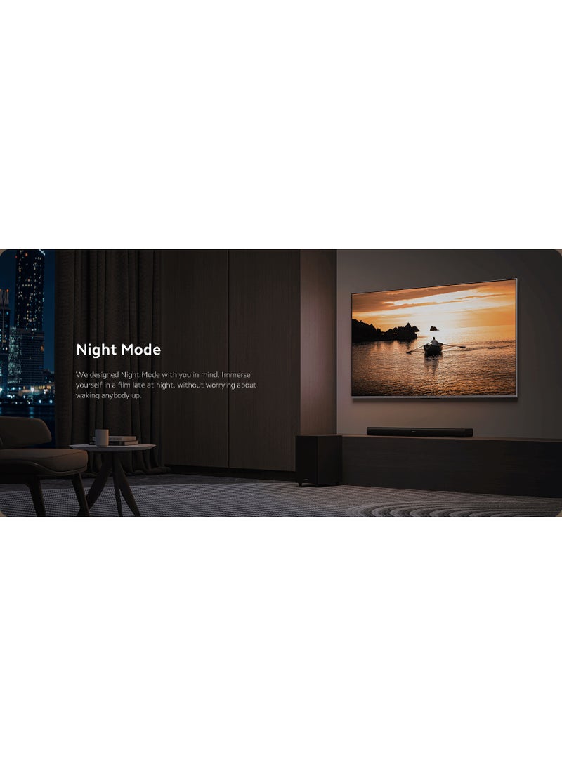 Xiaomi Mi Soundbar 3.1ch, 430W Wireless Subwoofer, Dolby Audio / DTS Virtual:X, NFC, Multiple Sound Modes MDZ-35-DA Black - Image 5