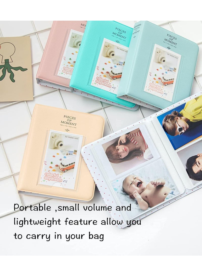 ZIKKON ZIKKON Photo Albums2Pcs 64 Pockets Album for fujifilm instax Mini 7s 8 8 9 25 26 50s 70 90 Instant Camera Name Card Photo Book for PIC300PZ2300WhiteBlack  - Image 5