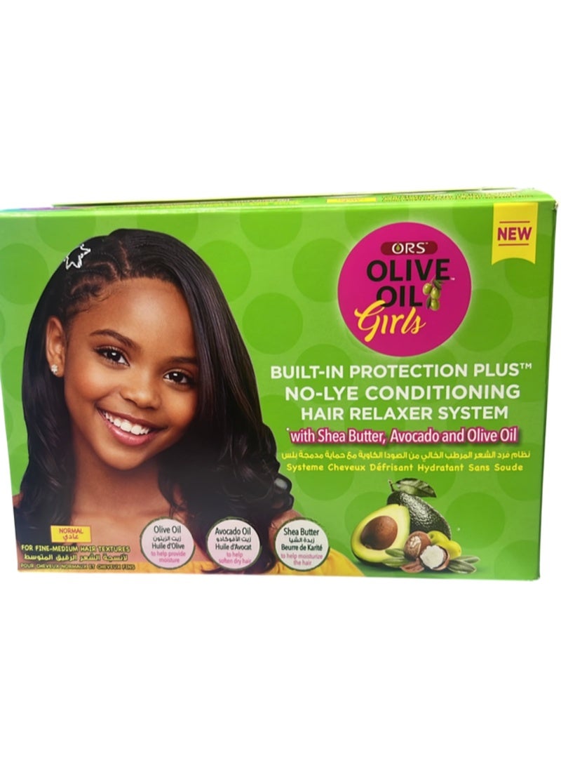 OLIVE OIL GIRLS NO-LYE CONDITIONING HAIR RELAXER SYSTEM