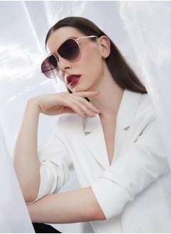 Haute Sauce Polarized Full Rim Oversized Sunglasses For Women  - Image 5