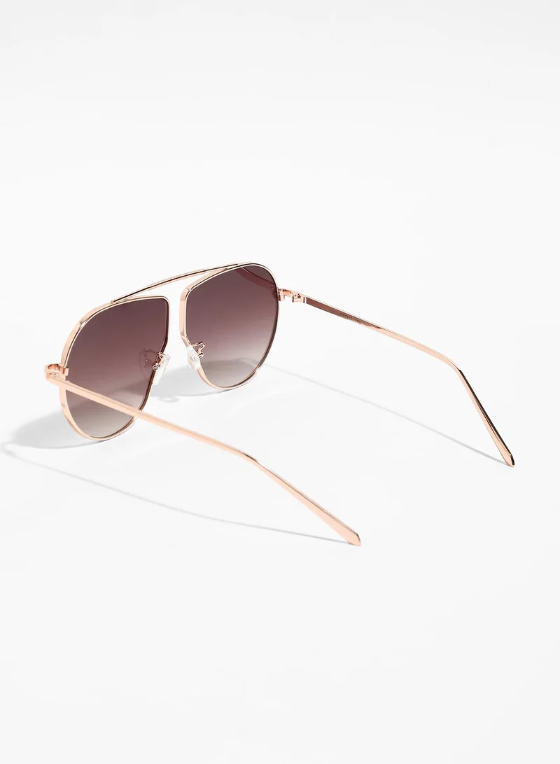 Haute Sauce Polarized Full Rim Oversized Sunglasses For Women