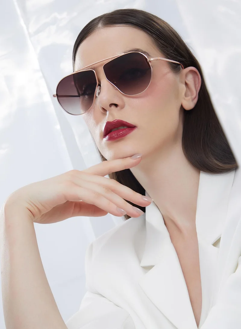 Haute Sauce Polarized Full Rim Oversized Sunglasses For Women