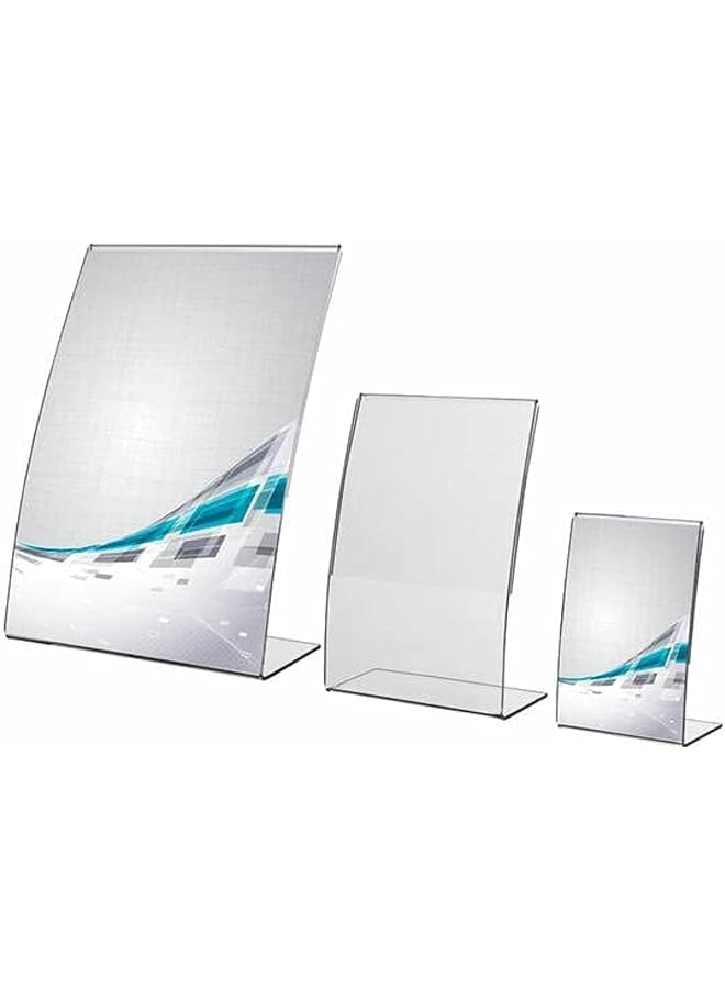 ماسكو حامل لافتات أكريليك مائل عمودي A5 148X210 مم M442V