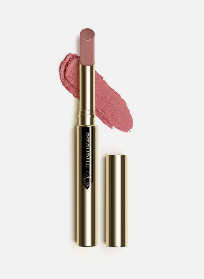 Mirenesse French Kiss Velvet Matte Lipstick in a Purple-Pink Shade, Hydrating Velvet Matte Finish with Vitamin C + Vitamin E, Vegan and Toxin Free, 4 Scandal .07 oz - Image 1