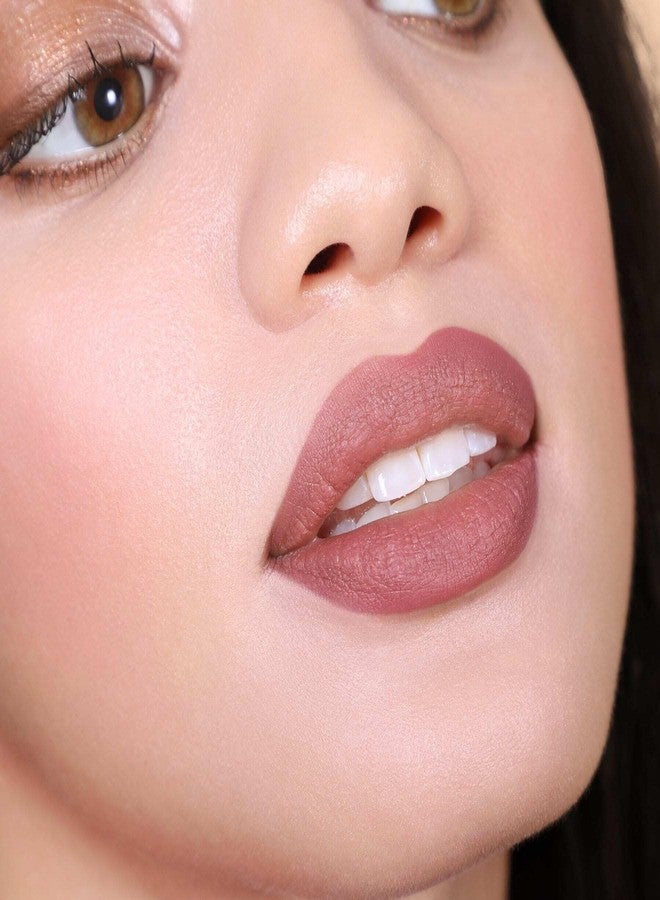 Mirenesse French Kiss Velvet Matte Lipstick in a Purple-Pink Shade, Hydrating Velvet Matte Finish with Vitamin C + Vitamin E, Vegan and Toxin Free, 4 Scandal .07 oz - Image 2