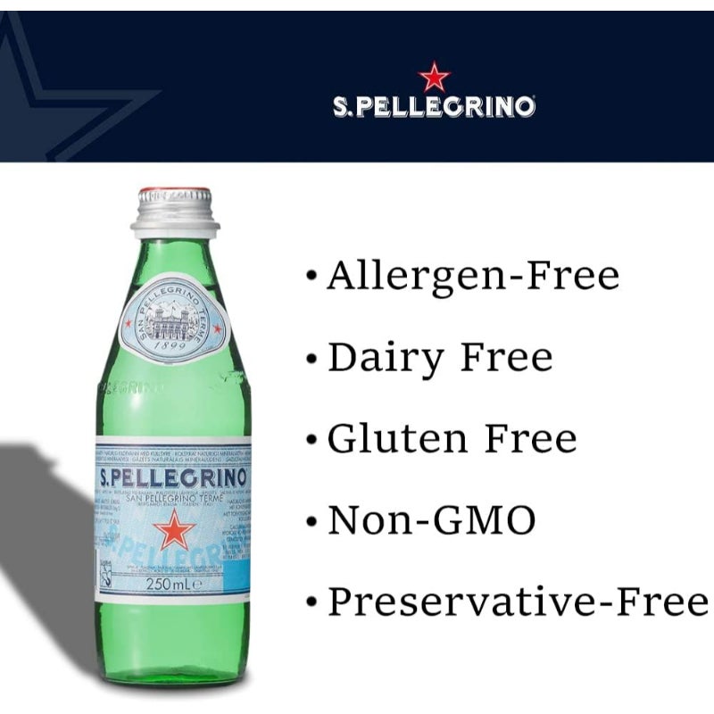 Sanpellegrino San Pellegrino Water Sparkling Glass 250ml x 24 - Image 5