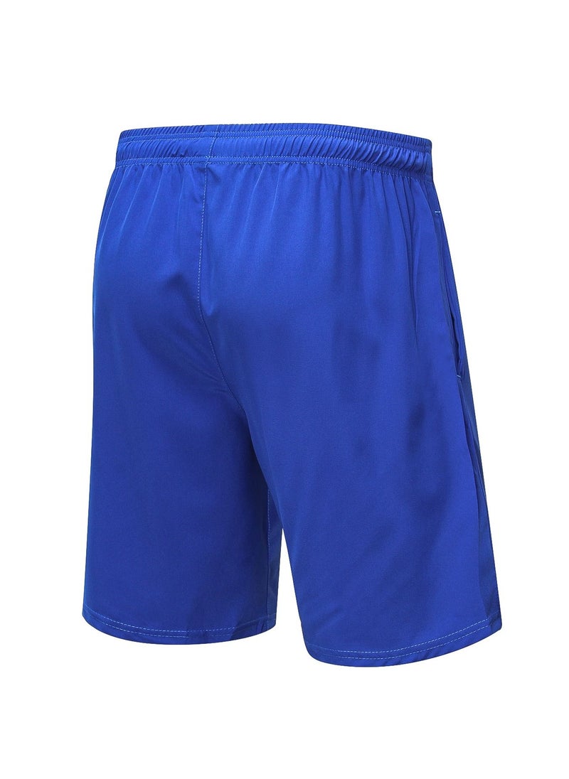 Loquat Men Quick Dry Breathable Running Shorts Blue  - Image 2