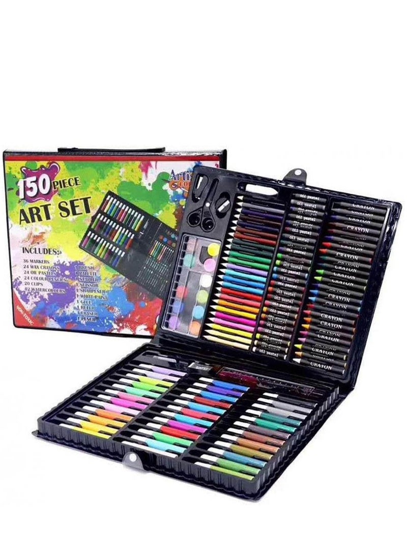 Generic 150-piece children's art drawing set, multi-colored  - Image 1