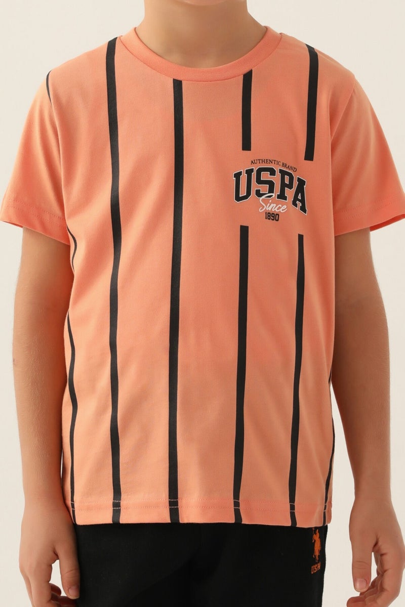 U.S. Polo Assn. Base. Polo Assn Licensed Since Orange Boys Bermuda Suit  - Image 4
