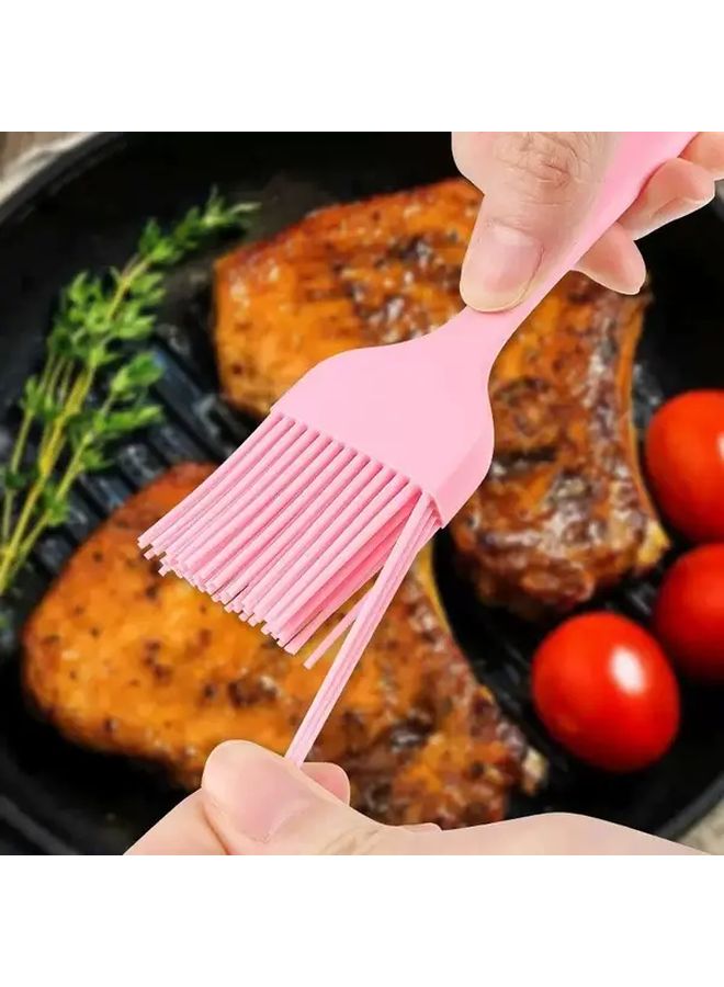 Black Cream Scraper Oil Brush And Spatula Three Piece Baking Tool Set - Image 5