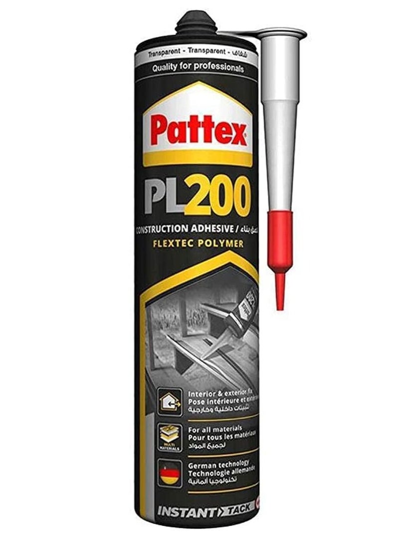Pattex Polymer Building Adhesive 290 g Model Pattex PL200