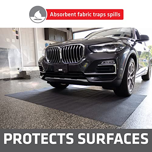 Drymate Premium Maintenance Mat Oil Spill Garage Floor Mat (60" x 72"), Absorbent, Waterproof, Contains Liquids, Protects Garage Surface or Driveway, Reusable, Washable, Durable (USA Made) - Image 2