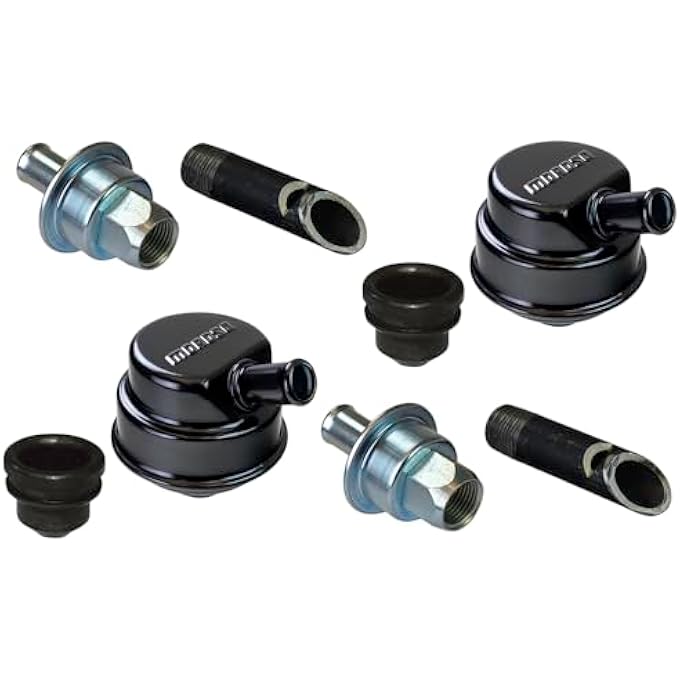 Moroso 25901 Crankcase Evacuation System Black Powder Coat Finish