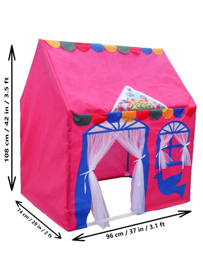 HomeCute Homecute Hut Type Kids Toys Small Size Play Tent House for Boys and Girls (Pink)  - Image 2