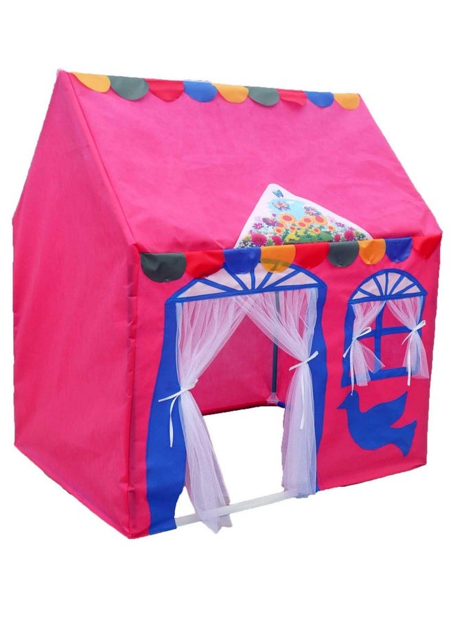 HomeCute Homecute Hut Type Kids Toys Small Size Play Tent House for Boys and Girls (Pink)  - Image 1