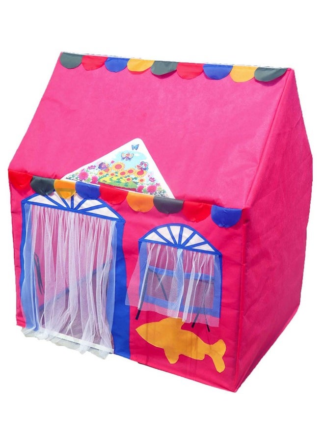 HomeCute Homecute Hut Type Kids Toys Small Size Play Tent House for Boys and Girls (Pink)  - Image 3