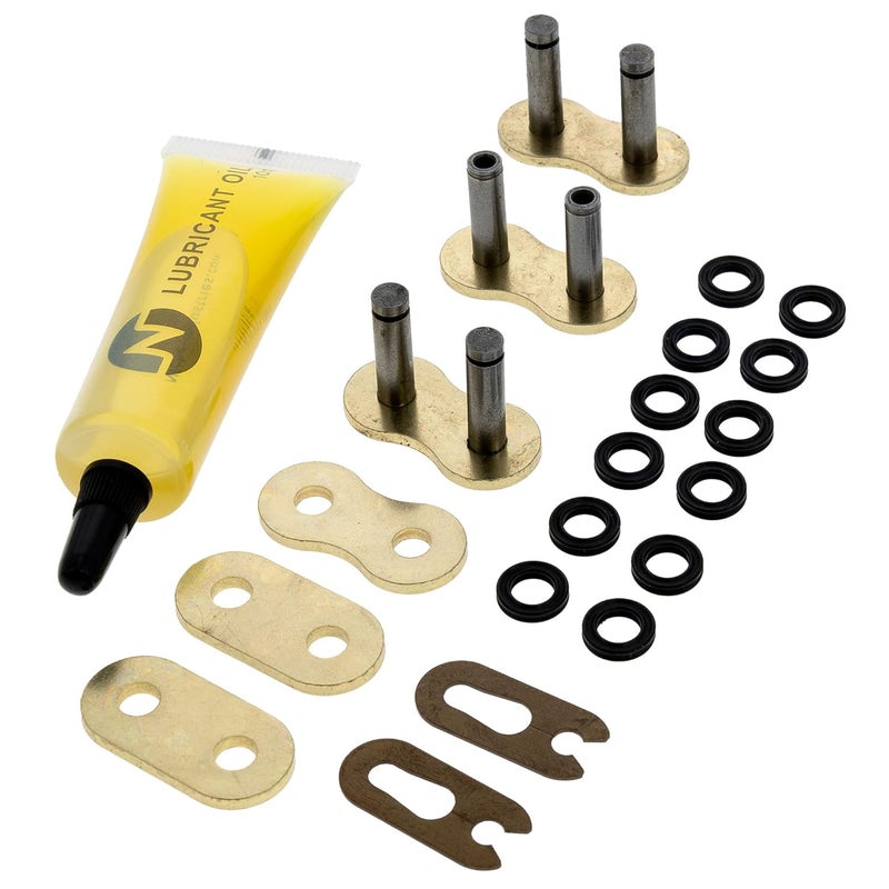 NICHE Gold 520 X-Ring Chain 70 Links with Connecting Master Link - Image 2