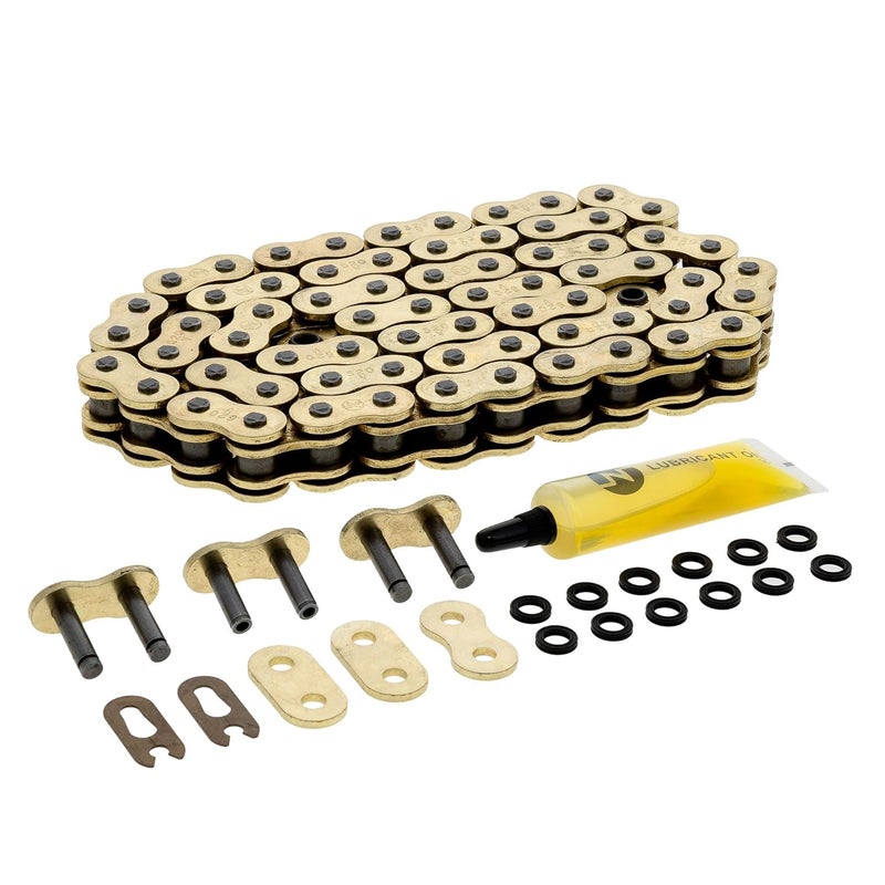NICHE Gold 520 X-Ring Chain 70 Links with Connecting Master Link - Image 1