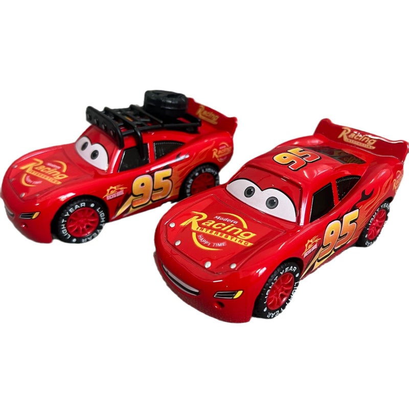 Cars Lightning McQueen Alloy Pull-Back Toy Car with Lights & Music - Image 1