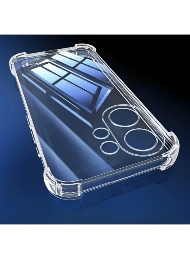 Transparent Protective Phone Cover for VIVO V60 Case Clear, Anti-Yellowing Slim Fit Protection Wireless Charging Lightweight Shockproof Anti-Slip - Image 1