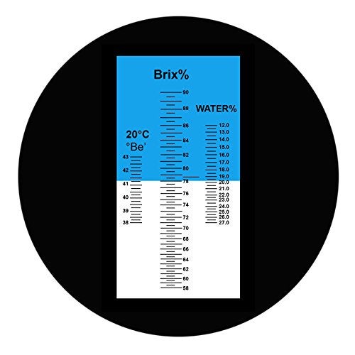 DANOPLUS Honey Moisture 58~90% Brix Refractometer with ATC, Handheld High Measuring Range Sugar Content, Honey, Jelly, Jam and Syrup - Image 5