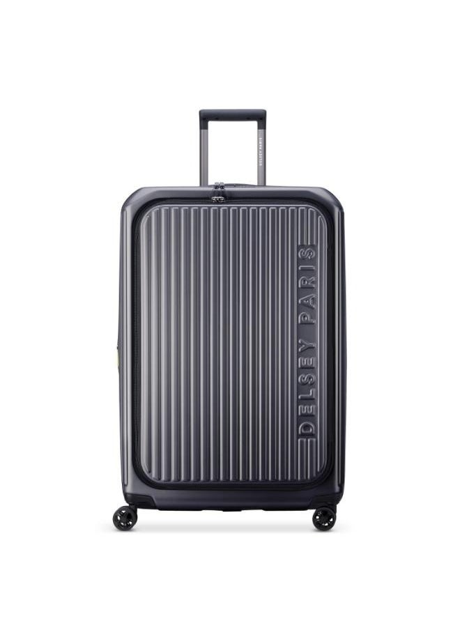 DELSEY Paris Securtime Zip 77 cm Top Opening 4-Wheel Expandable Suitcase - Anthracite  - Image 1