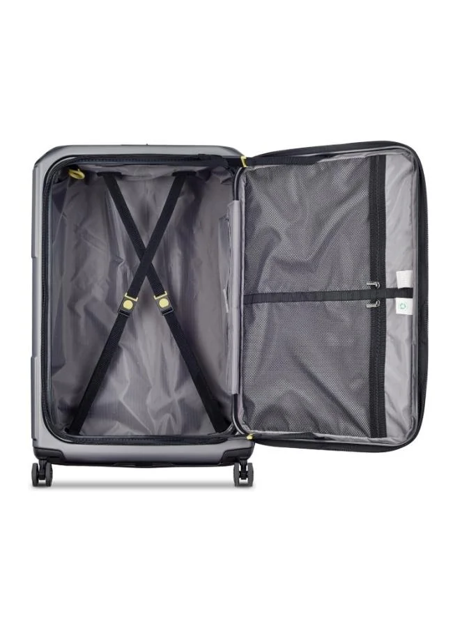 DELSEY Paris Securtime Zip 77 cm Top Opening 4-Wheel Expandable Suitcase - Anthracite