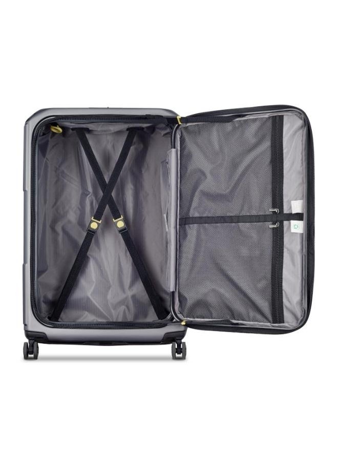 DELSEY Paris Securtime Zip 77 cm Top Opening 4-Wheel Expandable Suitcase - Anthracite  - Image 2
