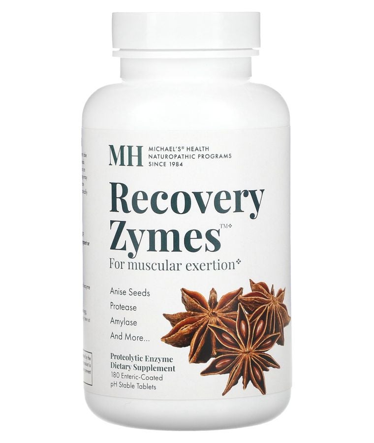 MICHAEL'S Recovery Zymes 180 Enteric-Coated pH Stable Tablets