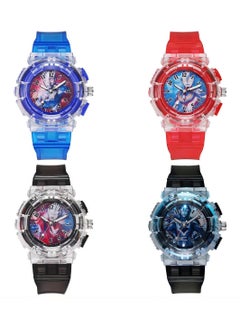 DIDA LED illuminated cartoon Ultraman children's watches (4 pieces), including Cerro, Tiga, Jed, Zeta  - Image 1