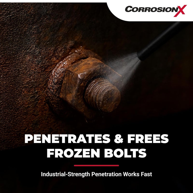 CorrosionX مثبط الصدأ، قوة صناعية، وقاية من التآكل، مادة تشحيم ونافذة للاستخدام البحري، والسيارات، والإلكترونيات، والمركبات الترفيهية، تحمي البراغي، والكابلات، والمحركات، والأجزاء، 6 أونصات بخاخ - Image 4