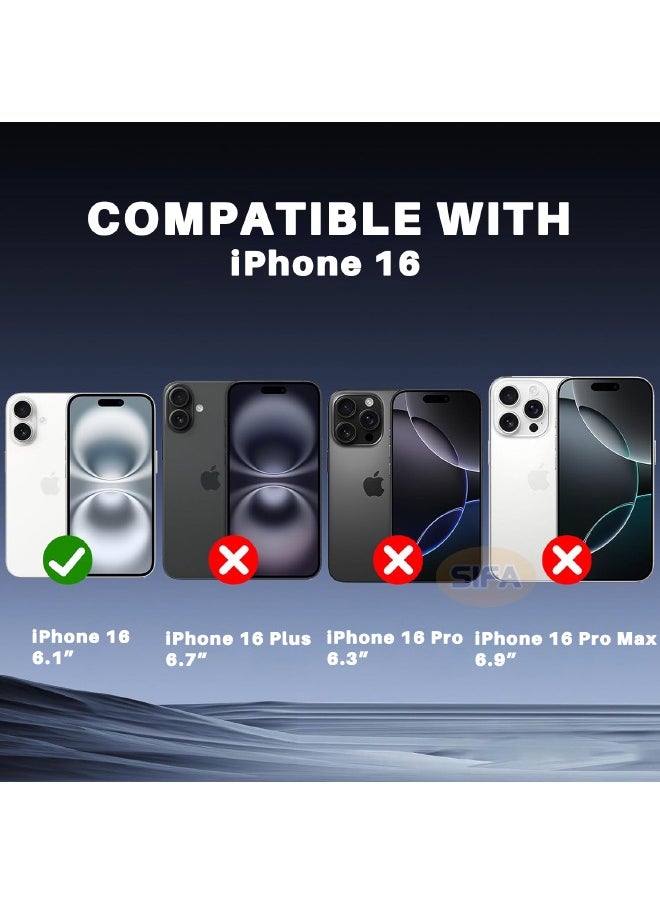 Glass 2 Pack Privacy Screen Protector for iPhone 16, [30° Anti-Spy][9H Hardness][Anti Scratch][Bubble Free] Tempered Screen Protector for iPhone 16 6.1 inch (Boxed, 2PCS)  - Image 2