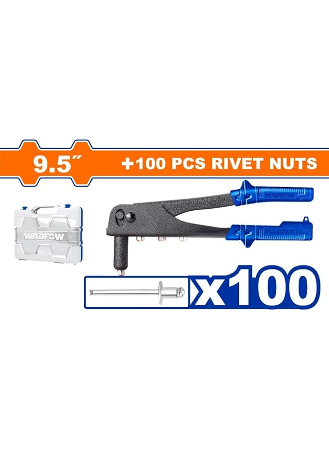 WADFOW Hand Riveter And Rivets 101-Pieces Kit - Image 2