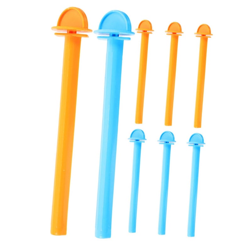8Pcs Plastic Bird Perches for Cages Parrot Biting Sticks Stand Holders for Canaries Finches Budgies - Image 2