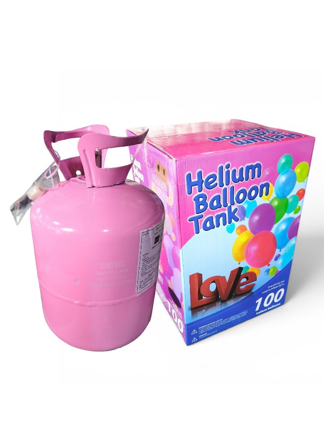 Helium Tank with Gas for Filling 100 Balloons