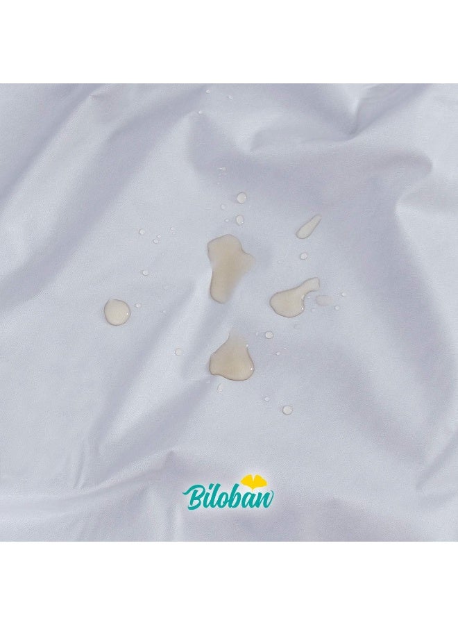 Biloban Reusable Diaper Pail Liner Bags 2 Pack for Ubbi Diaper Pail, Waterproof, Larger Capacity and Washable Wet Bag for Cloth Diaper, Laundry, Kitchen Garbage - Image 3