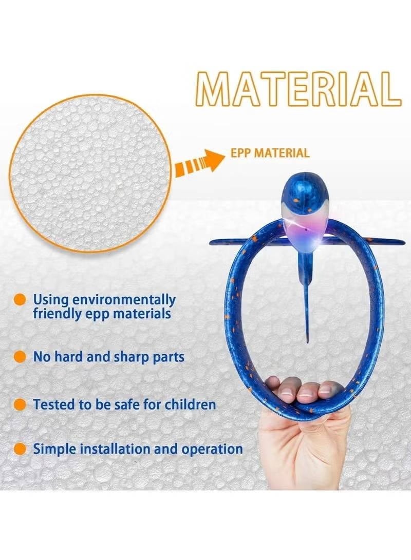 LED Light Foam Glider Airplane Toy for Kids, Lightweight EPP Foam with Flashing Lights - Image 5