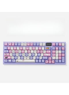 ZIDLI ZIDLI FK980 Custom Mechanical Keyboard with DIY Display Screen RGB Gasket Structure KTT Hyacinth Switches Wireless Triple Connectivity 98-Key Compact Layout PBT Keycaps 5 Color Variants  - Image 1