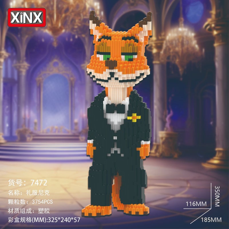Xinzhe Toy Animal Union Building Blocks - Miniature Series for Creative Play - Image 4