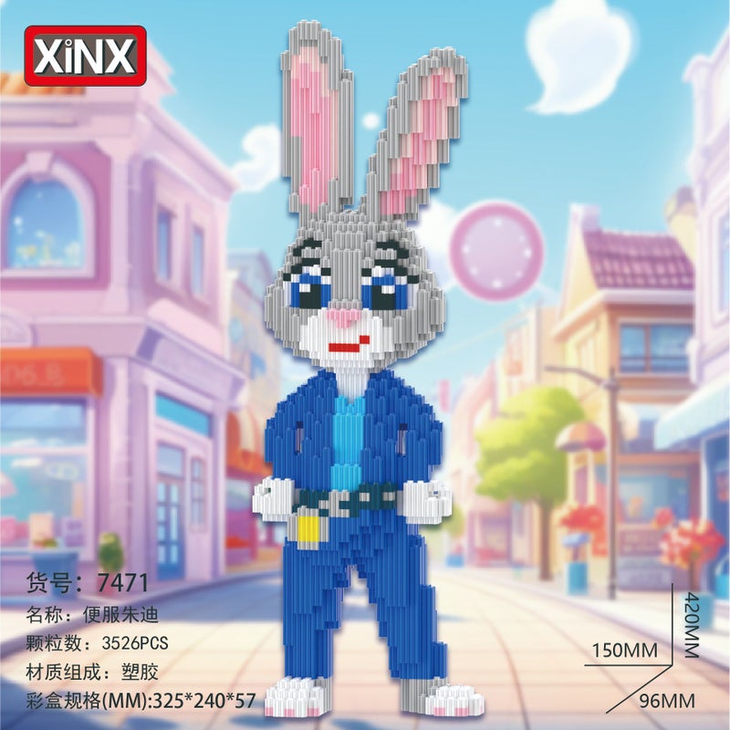 Xinzhe Toy Animal Union Building Blocks - Miniature Series for Creative Play - Image 2