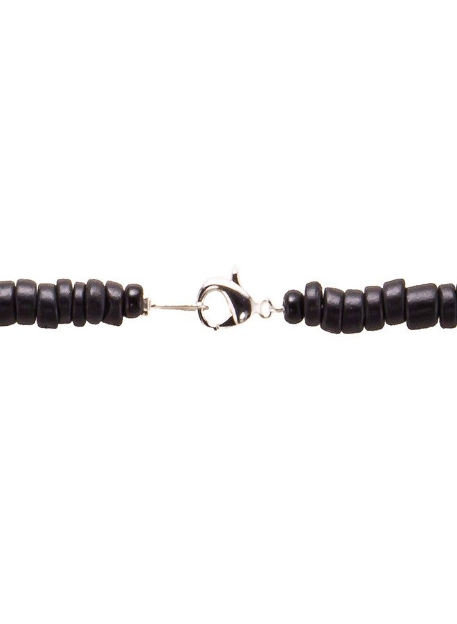 BlueRica Cowrie Shells and Rasta Coconut Shell Beads Necklace - Image 4