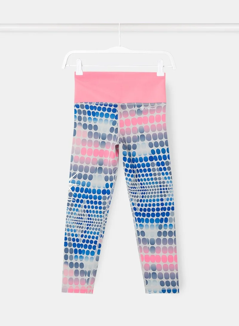 adidas Girls Dance Allover Print Leggings
