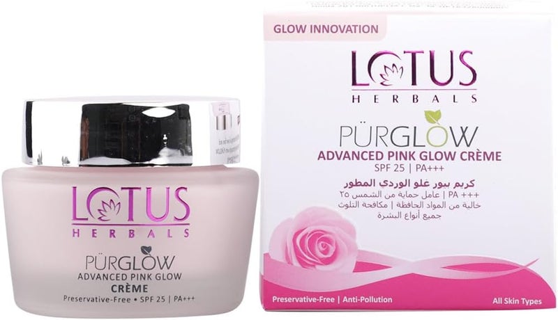 Lotus Herbals PurGlow Advanced Pink Glow Cream - Image 1