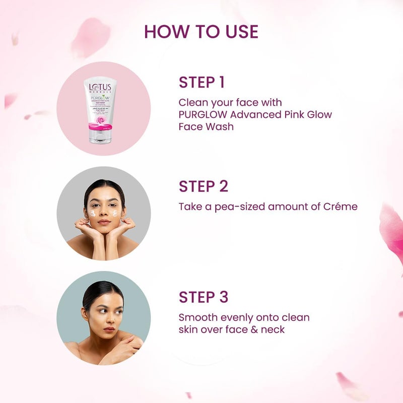 Lotus Herbals PurGlow Advanced Pink Glow Cream - Image 4