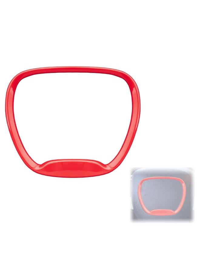 VANEST Central Control Steering Button Frame Trim Compatible with Dodge Challenger Durango 2015-2025, Car Interior Decoration Accessories (Red) - Image 1
