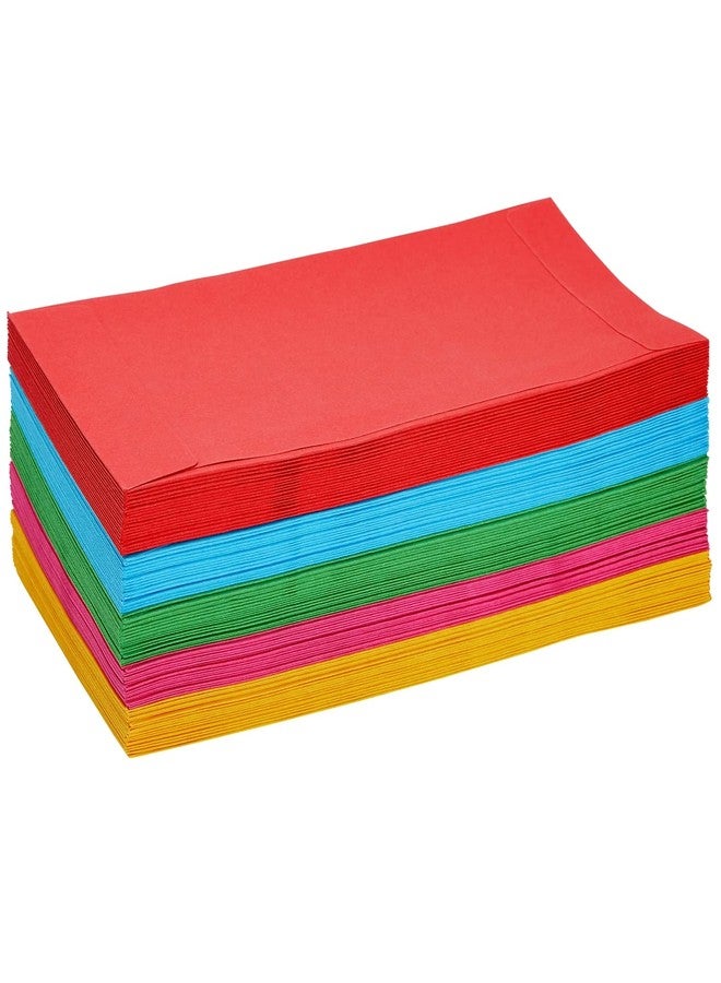 Paper Junkie 100 Pack Colorful Money Envelopes for Cash, Payroll, Money Saving, Coins, Currency, 100GSM (4 x 7 In) - Image 5