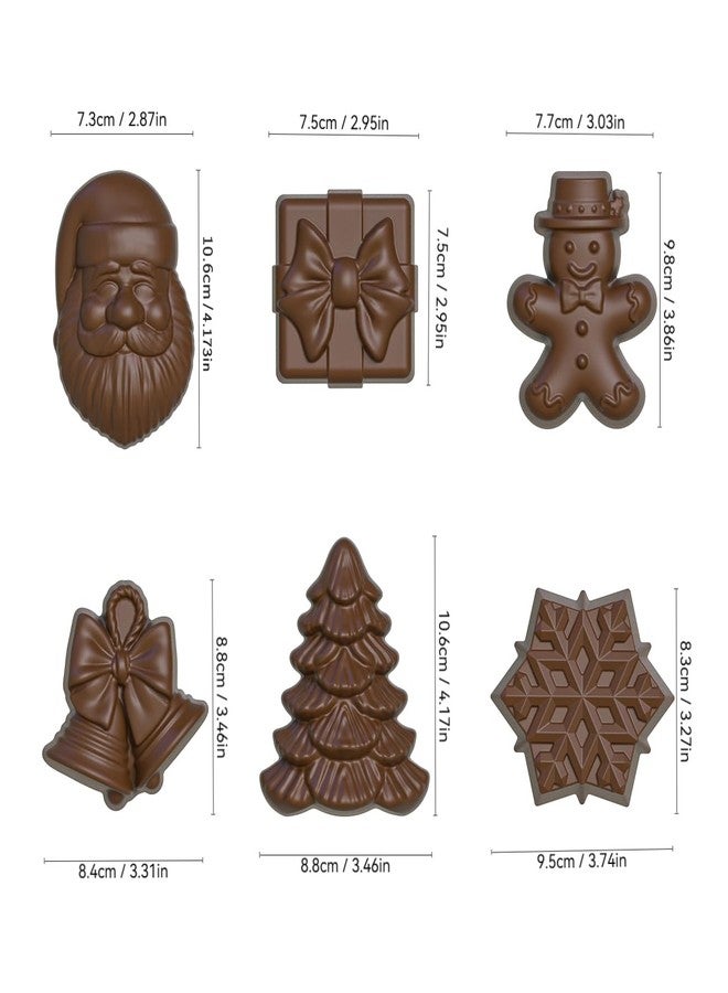 Apiocmy Christmas Silicone Molds, Large Size Xmas 3D Christmas Baking Mold with Scraper for Cakes, Handmade Soap, Chocolate, Jello, soap, Candy and Candles (Green) - Image 3