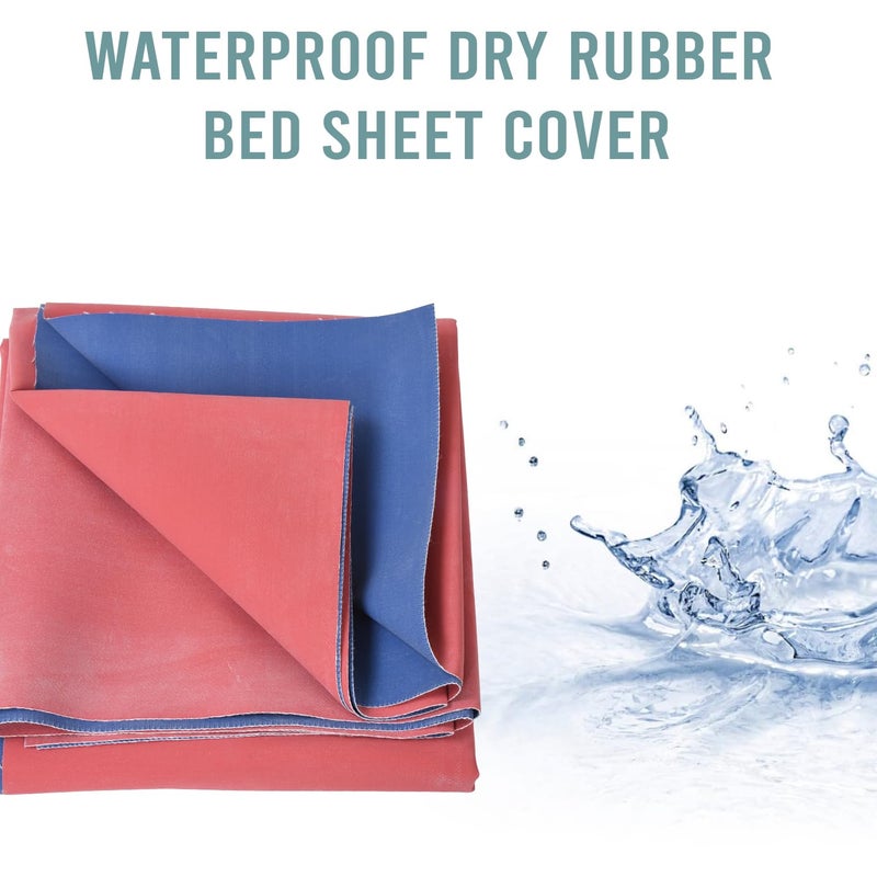 Aqbah Rubber Sheet for Bed Adult Toddler Mattress Protector Non Absorbent Reusable Crib 1 Meter39x39 inches100X100 cm - Image 4