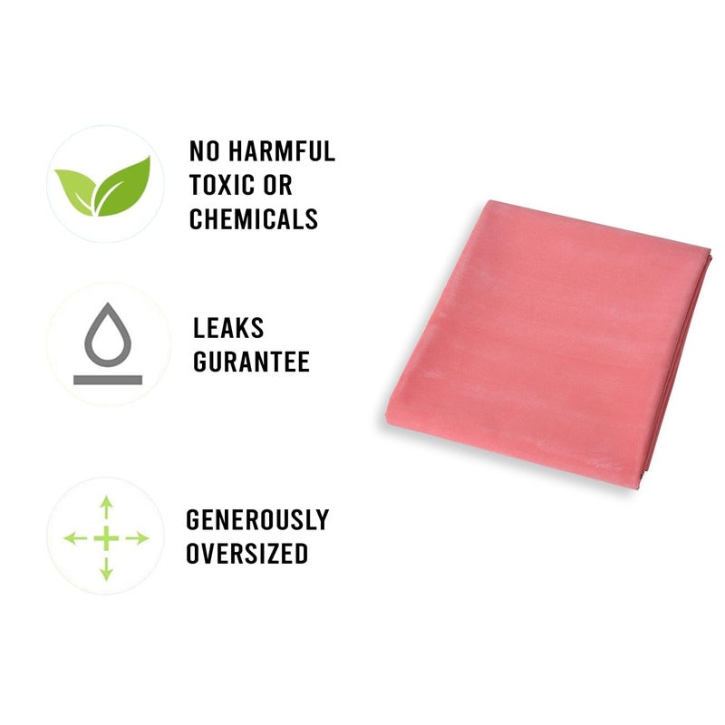 Aqbah Rubber Sheet for Bed Adult Toddler Mattress Protector Non Absorbent Reusable Crib 1 Meter39x39 inches100X100 cm - Image 5