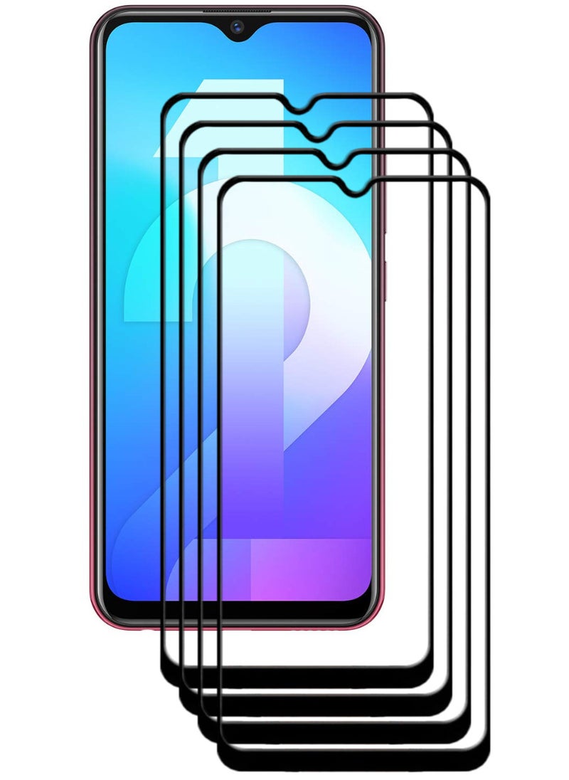 ACLIX 4 Pieces Antistatic ESD Dustproof Premium Quality High Definition Tempered Glass Screen Protector Designed For vivo Y12 - Image 1